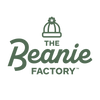 Logo of The Beanie Factory with a beanie icon on a white background