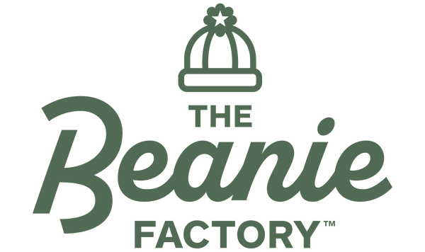 The Beanie Factory logo - American made custom beanies
