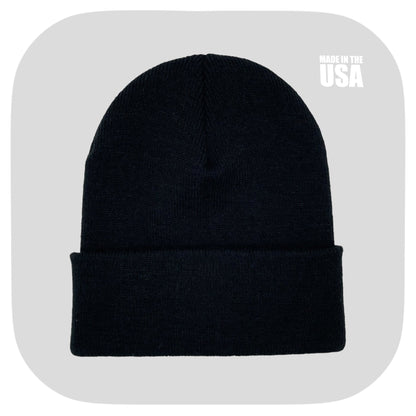 Blank Beanie Factory Cuffed Winter Hat, Wholesale price, Premium Quality, Beige, Made in U.S.A - The Beanie Factory