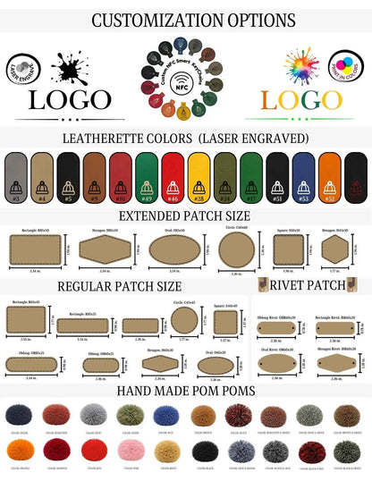 Custom NFC Keychains & Patches – Made in the USA