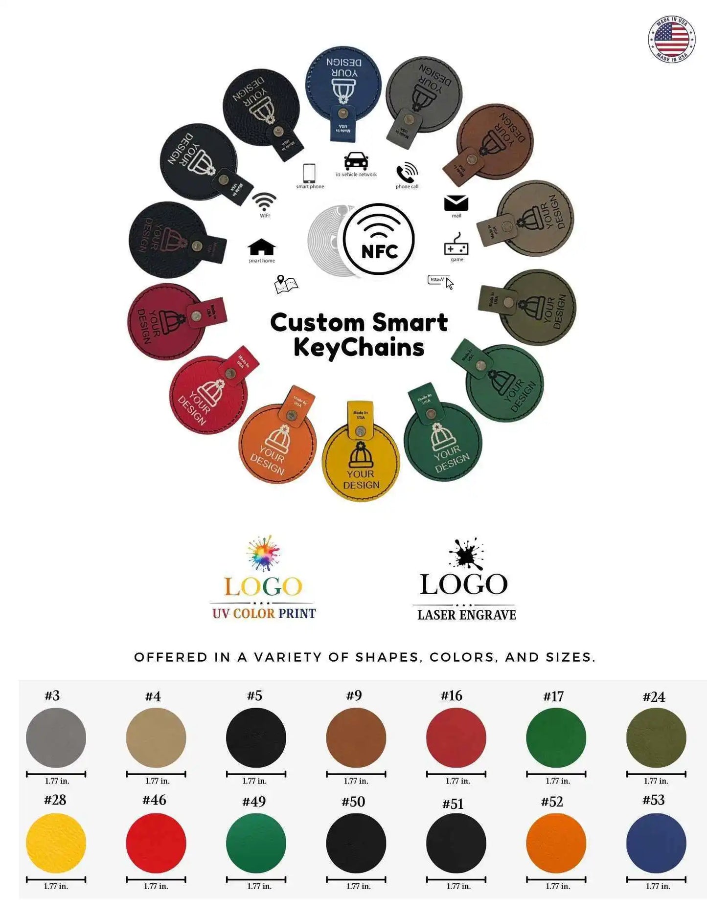 Custom NFC Keychains & Patches – Made in the USA